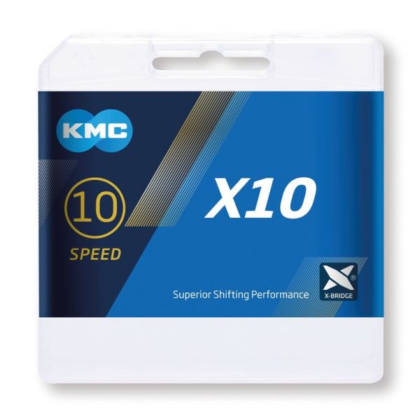 KMC x10 E-Bike Kette silber 10-fach 114 Glieder