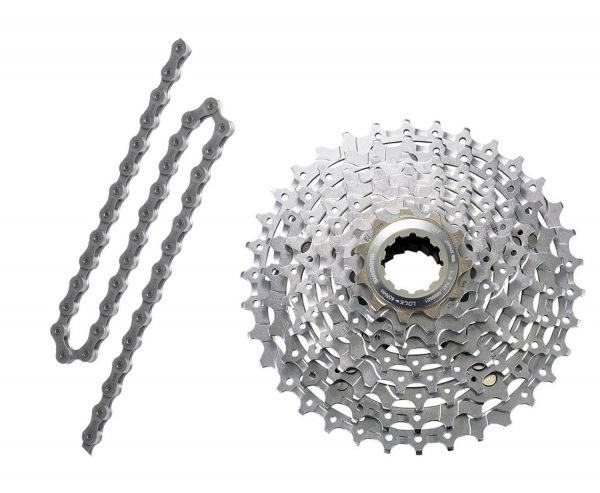Shimano Deore XT Kassette & Kette Verschleißset 9-fach