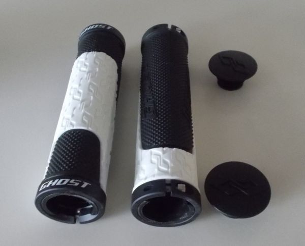 GHOST Bikes Grip XC Locking Griffe mit Verschraubung weiß