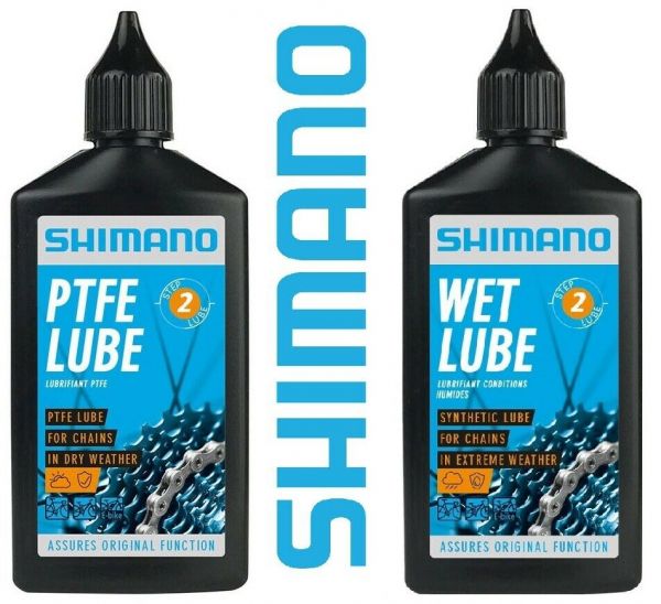 Shimano Wet Lube Fahrrad Öl für Kette + Schaltung 100ml