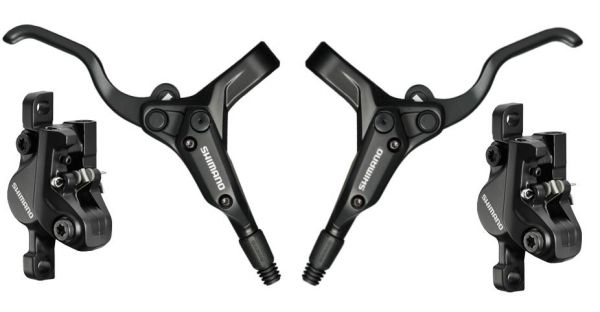 Shimano BR-396 hydraulische Scheibenbremsen Set vorn + hinten