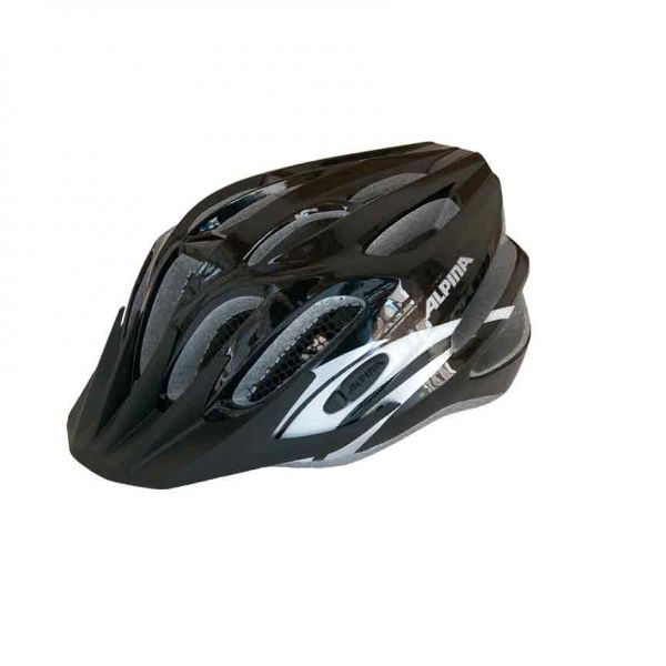 Alpina Tour 2.0 Fahrradhelm black/silver/white